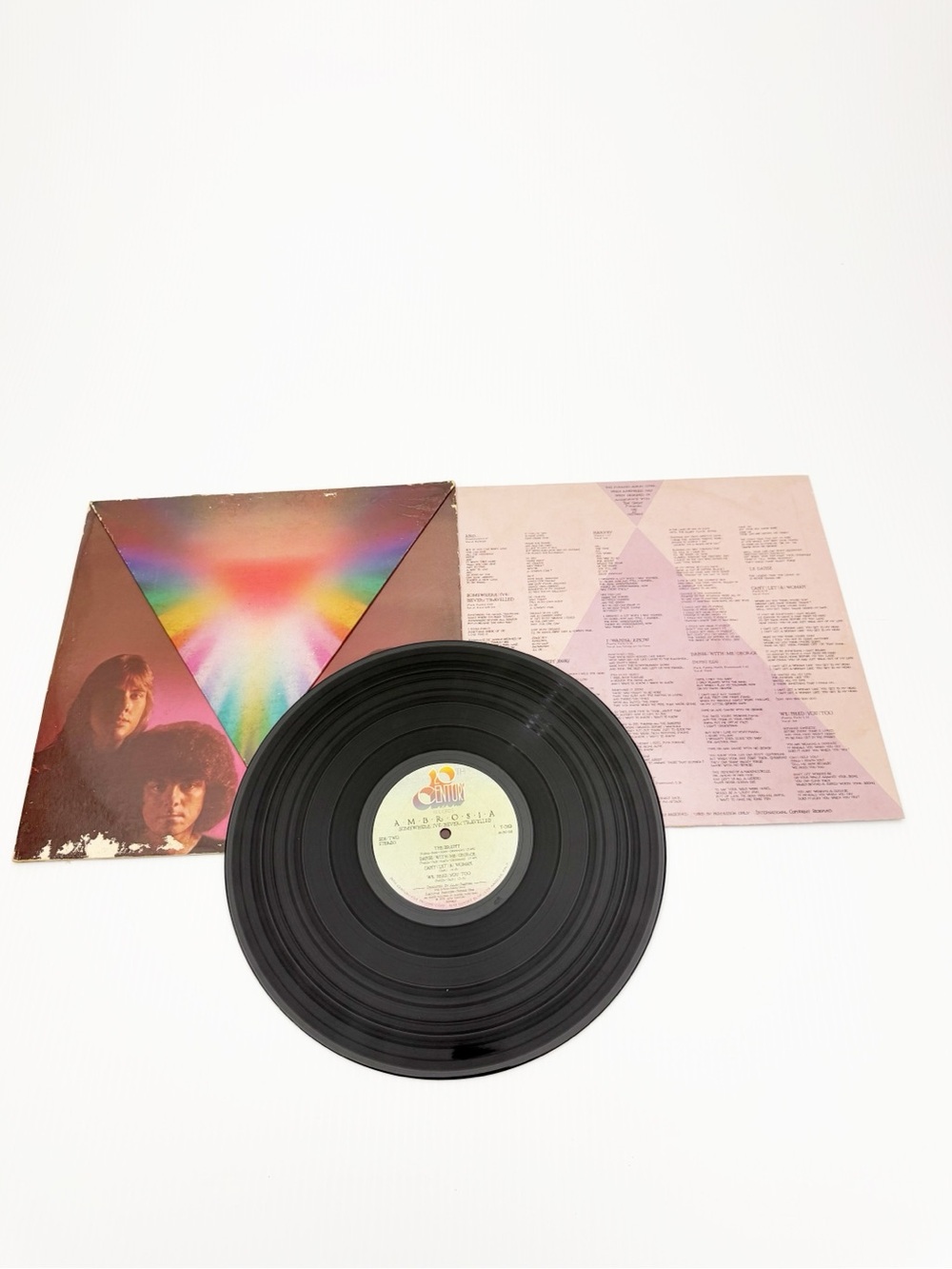 Vintage 1976 Ambrosia Somewhere Ive Never Traveled Vinyl Record LP